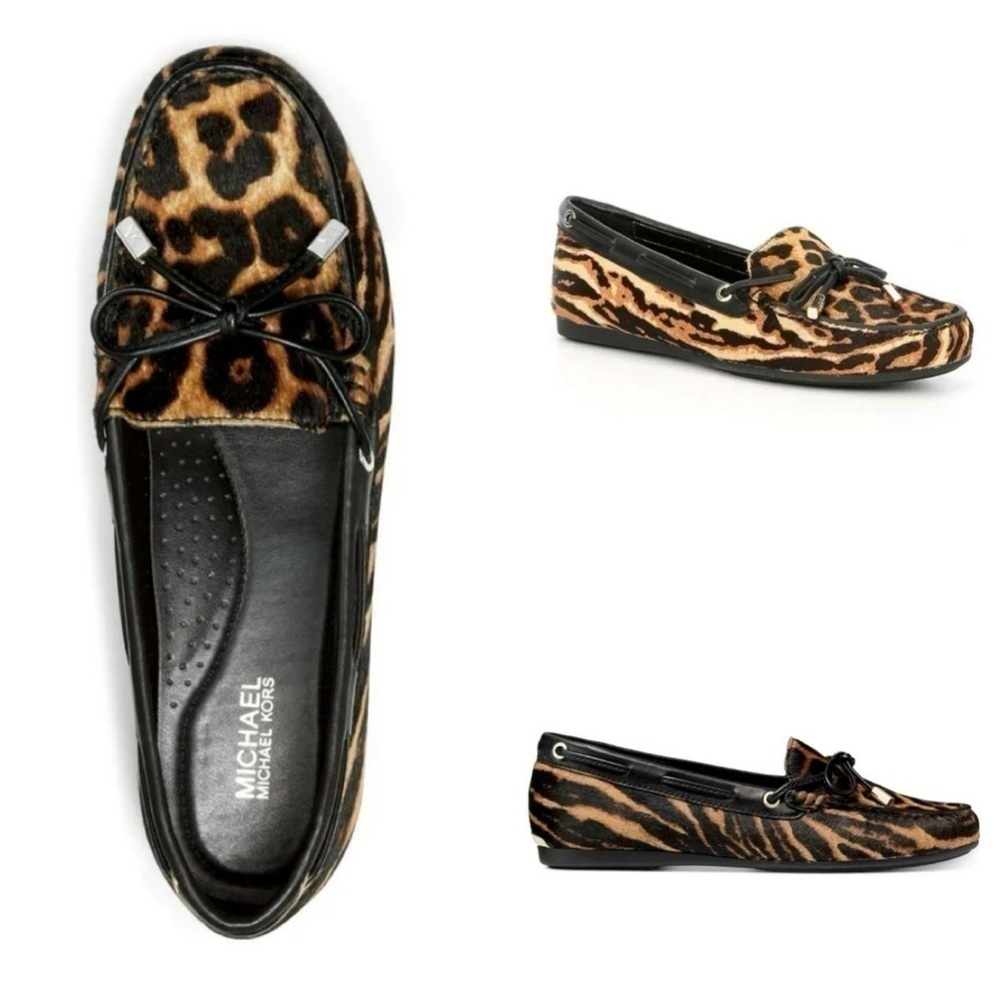 Michael Michael Kors Womens Sutton Moccasins Leather Closed Toe size 6.5 M - Picture 1 of 11